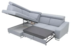 Narożnik rozkładany z regulowanymi zagłówkami BRICO prawy