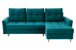 Narożnik rozkładany zielony ZOYA