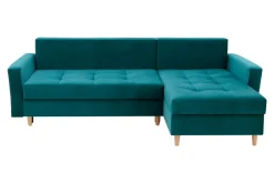 Narożnik rozkładany zielony ZOYA