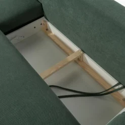 Narożnik rozkładany zielony SOHO S lewy