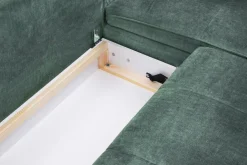 Narożnik rozkładany zielony VIGO lewy