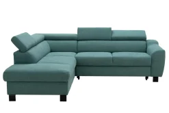 Narożnik rozkładany zielony ASPEN lewy