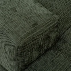 Narożnik rozkładany zielony MAURO prawy