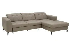 Narożnik skórzany pikowany PAULA prawy