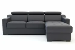 Narożnik skórzany rozkładany KOBE prawy