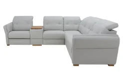 Narożnik skórzany z funkcją relaks BRONX prawy