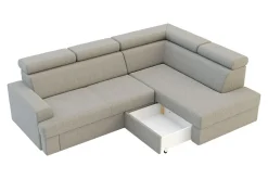 Narożnik szary COMO prawy