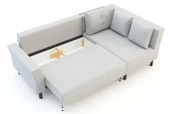 Narożnik szary DEVON prawy