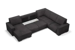 Narożnik szary ELECTRA prawy