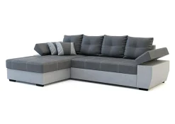 Narożnik szary LARGO lewy