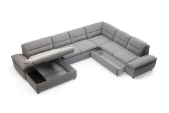 Narożnik szary TAURO NEW lewy