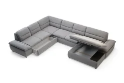 Narożnik szary TAURO NEW prawy