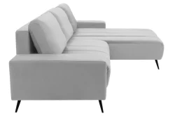 Narożnik szary VELVET NEW prawy