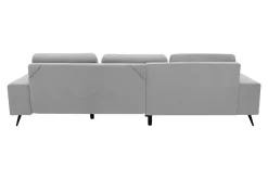 Narożnik szary VELVET NEW lewy