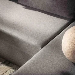 Narożnik szary z 2 pojemnikami FLAT