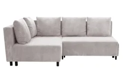 Narożnik sztruksowy jasnoszary LOGOS lewy