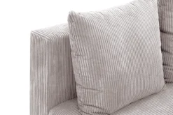 Narożnik sztruksowy jasnoszary LOGOS lewy