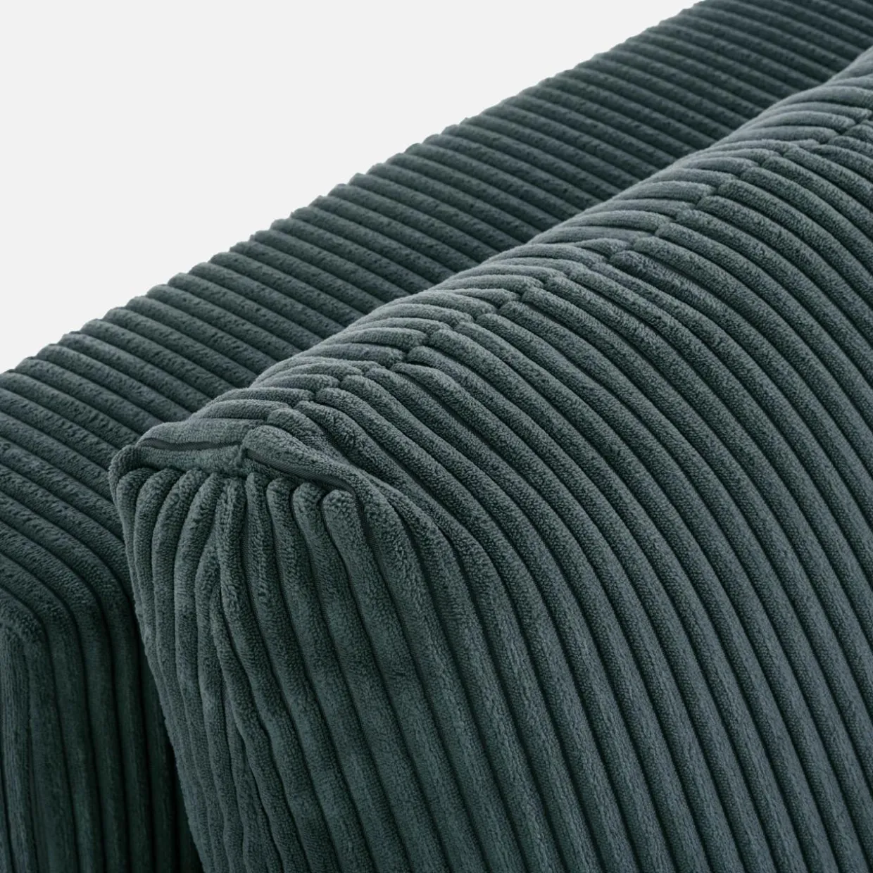 Narożnik sztruksowy szaroniebieski AVOLA