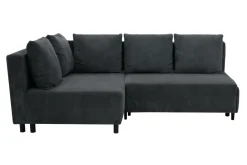 Narożnik sztruksowy szary LOGOS lewy