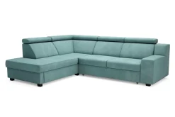 Narożnik turkusowy LINEA lewy