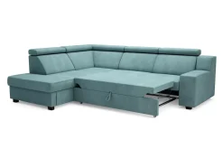 Narożnik turkusowy LINEA lewy