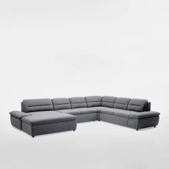 Narożnik U szary TAURO NEW lewy