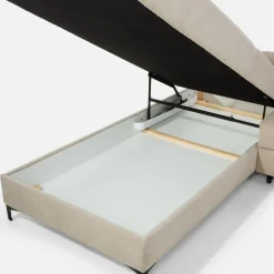 Narożnik U-kształtny beżowy BRAGA prawy