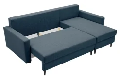 Narożnik z 2 pojemnikami ciemnoniebieski POLLY