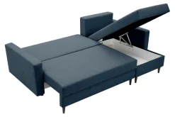 Narożnik z 2 pojemnikami ciemnoniebieski POLLY