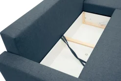 Narożnik z 2 pojemnikami ciemnoniebieski POLLY