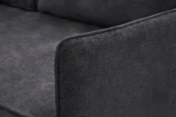 Narożnik z 2 pojemnikami ciemnoszary NELLY