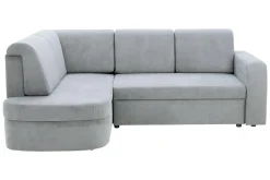 Narożnik z 2 pojemnikami jasnoszary NESSI lewy