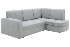 Narożnik z 2 pojemnikami jasnoszary NESSI prawy