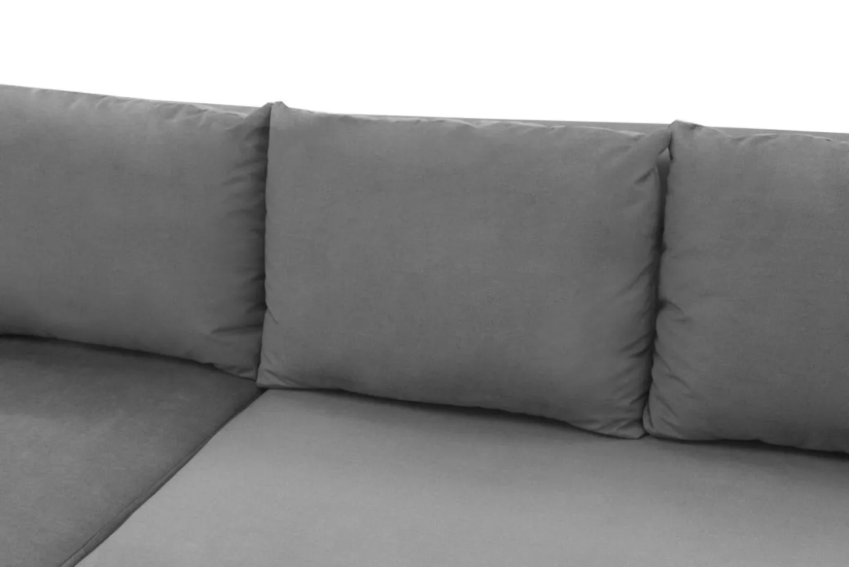 Narożnik z 2 pojemnikami szary MEDIO