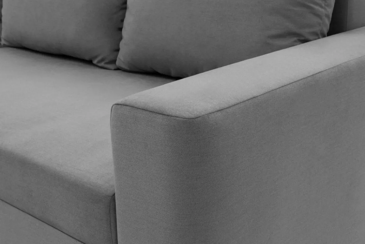 Narożnik z 2 pojemnikami szary MEDIO