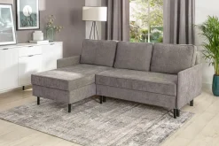 Narożnik z 2 pojemnikami taupe NELLY