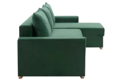 Narożnik z 2 pojemnikami zielony DRITTO