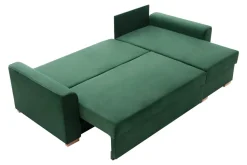 Narożnik z 2 pojemnikami zielony DRITTO