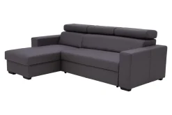 Narożnik z ekoskóry ciemnoszary MATRIX