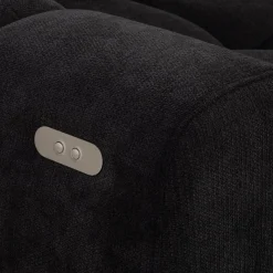 Narożnik z elektryczną regulacją siedziska ciemnoszary BULL S prawy