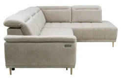 Narożnik z elektrycznie wysuwanym siedziskiem CALVARO L prawy