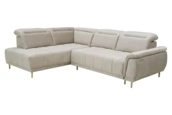 Narożnik z elektrycznie wysuwanym siedziskiem CALVARO L lewy