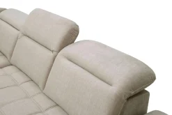 Narożnik z elektrycznie wysuwanym siedziskiem CALVARO L lewy