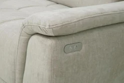 Narożnik z elektrycznie wysuwanym siedziskiem CALVARO L lewy