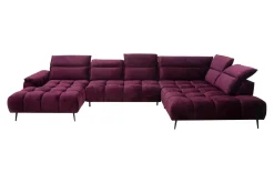 Narożnik z elektrycznie wysuwanym siedziskiem MONTANA XL prawy