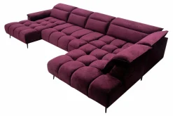 Narożnik z elektrycznie wysuwanym siedziskiem MONTANA XL prawy