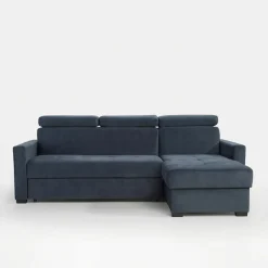 Narożnik z funkcją spania szaroniebieski FEN