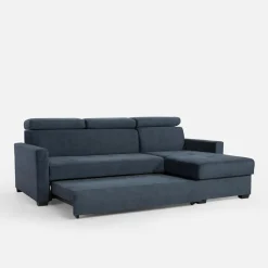 Narożnik z funkcją spania szaroniebieski FEN