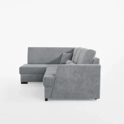 Narożnik z podnoszonym oparciem szary ELTON lewy