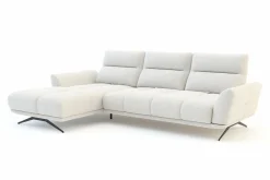 Narożnik z przesuwanym oparciem ADILIO prawy